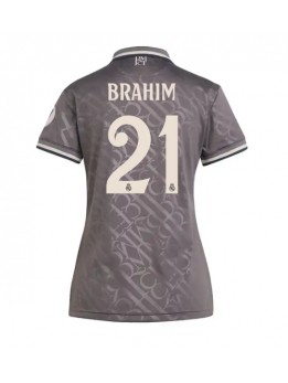 Real Madrid Brahim Diaz #21 Zenski Rezervni Dres 2024-25 Kratak Rukavima